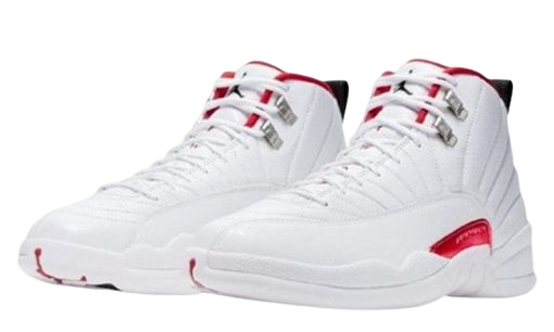 Air Jordans 12 Twist White Red